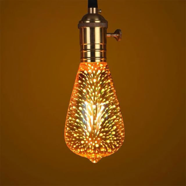 Galaxy Light Bulb – Infinity 3D Fireworks LED Lamp