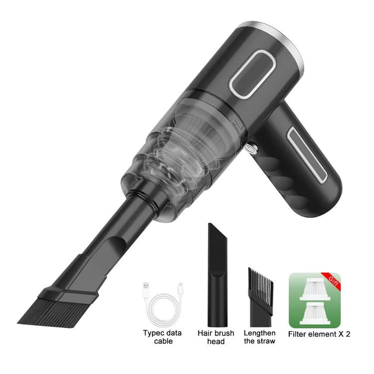 ABS Cordless Car Vacuum Cleaner – Portable High-Power Handheld Cleaning Machine