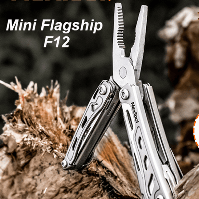 Compact Folding Multi-Tool with Pliers, Scissors, Screwdrivers & Utility Blade